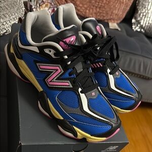 New Balance Blue and Pink Sneakers